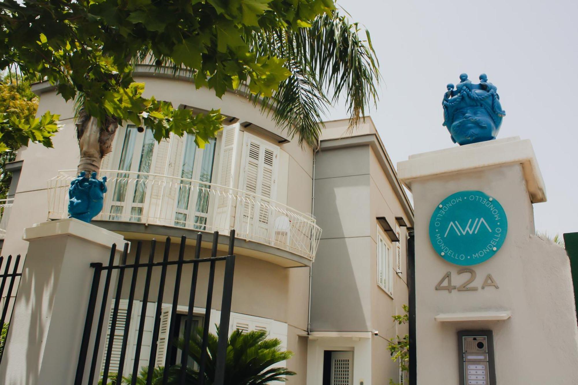 Awa Mondello Hotel Bagian luar foto